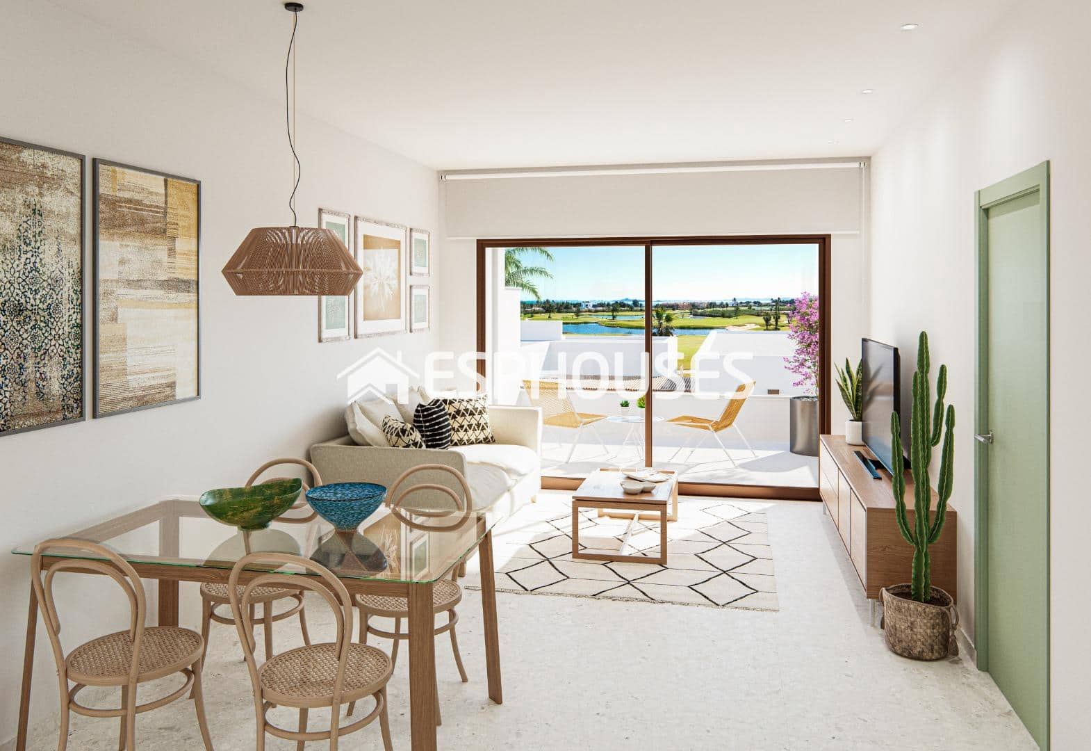 Apartamento de 3 habitaciones en Los Alcázares en venta con piscina garaje - 389.000 € (Ref: 9445007)