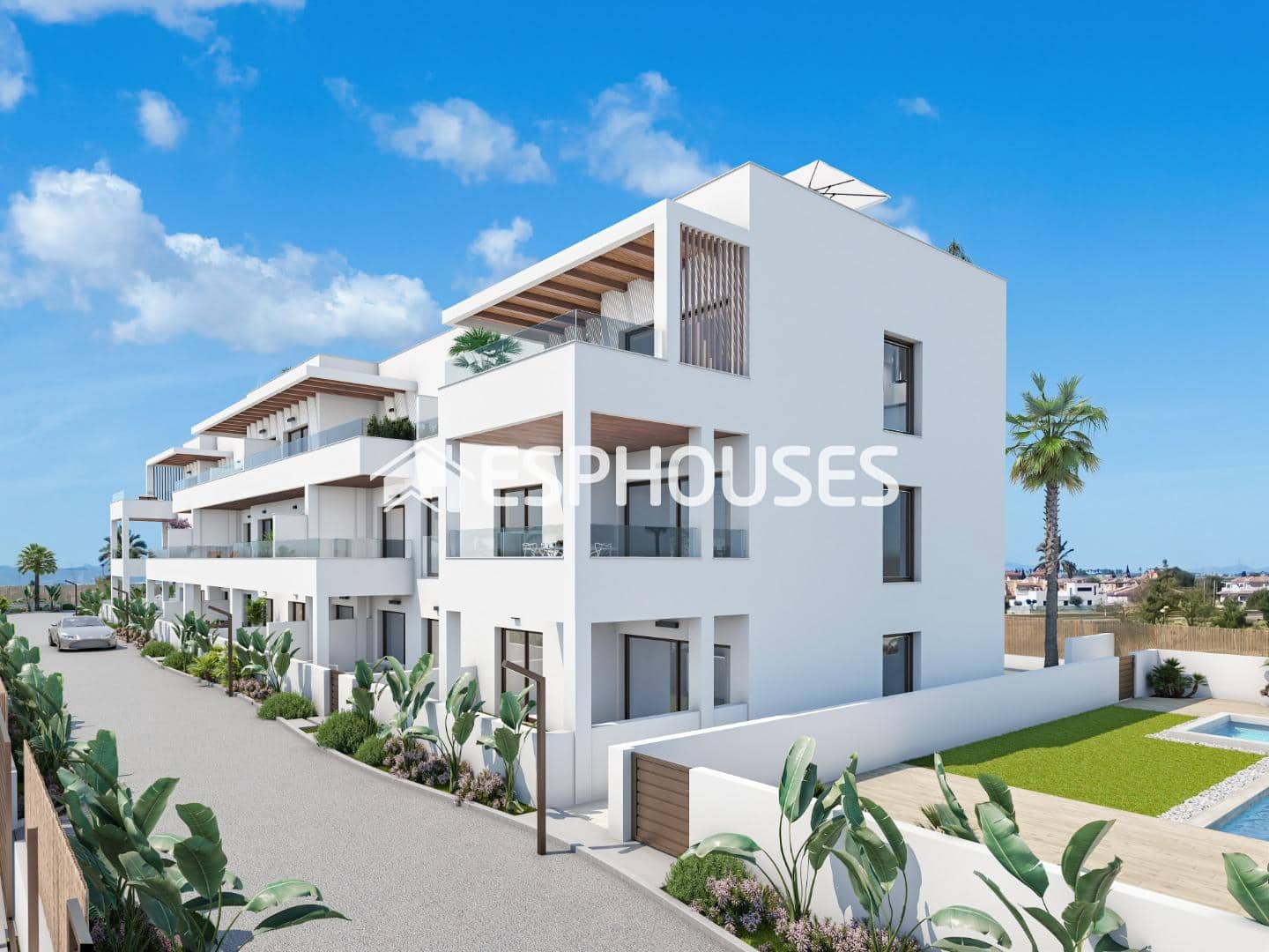 Apartamento de 3 habitaciones en Los Alcázares en venta con piscina garaje - 389.000 € (Ref: 9445007)