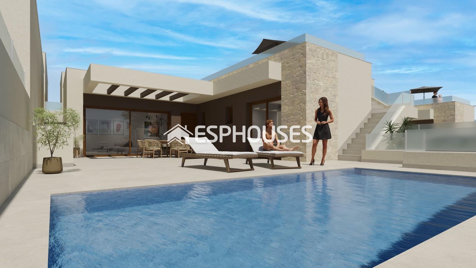 3 Zimmer Villa zu verkaufen in Rojales mit Pool Garage - 420.000 € (Ref: 9445013)