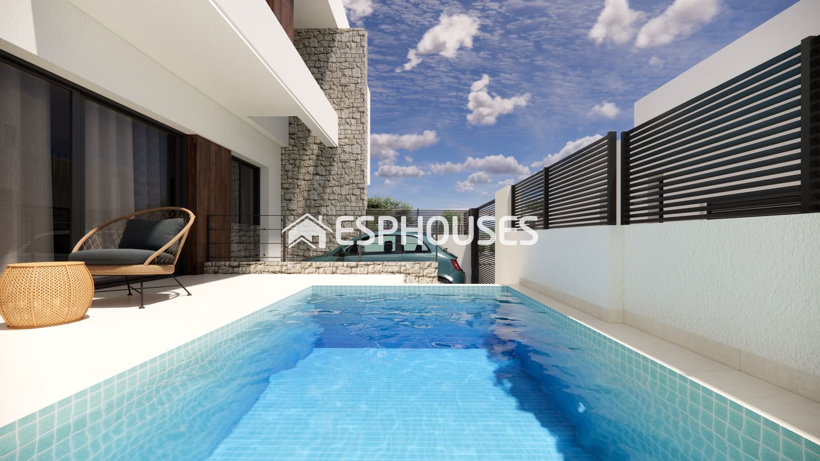 3 quarto Moradia Geminada para venda em Dolores com piscina garagem - 420 000 € (Ref: 9445016)
