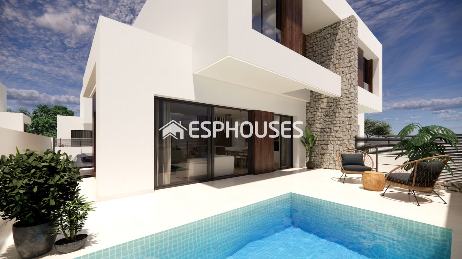 3 quarto Moradia Geminada para venda em Dolores com piscina garagem - 420 000 € (Ref: 9445016)