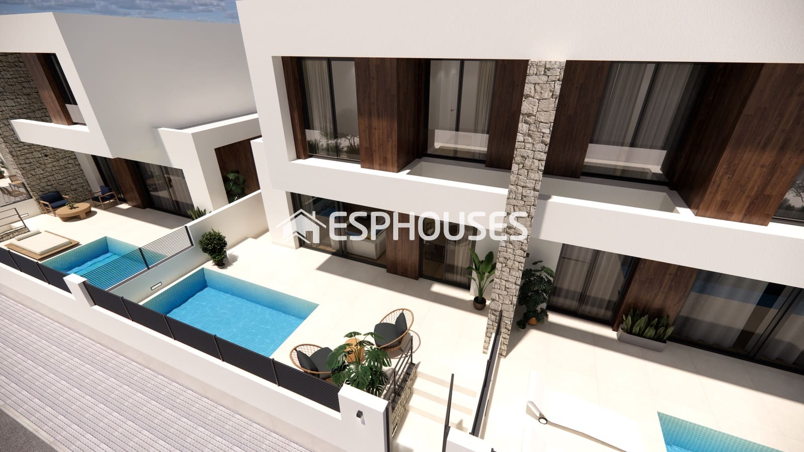 3 quarto Moradia Geminada para venda em Dolores com piscina garagem - 420 000 € (Ref: 9445016)