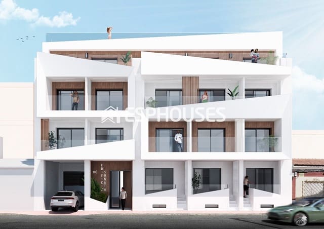 2 soverom Penthouse til salgs i Las Piscinas Naturales, Torrevieja med svømmebasseng - € 388 000 (Ref: 9445023)