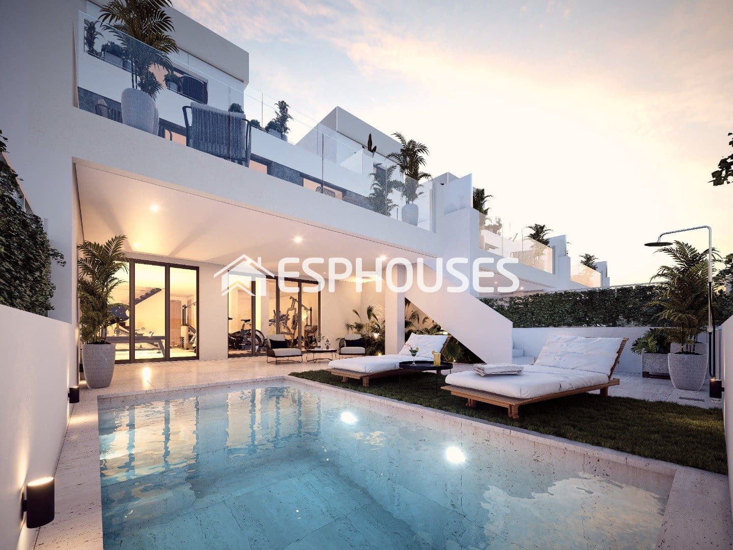 3 soveværelse Villa til salg i Los Alcazares med swimmingpool garage - € 720.000 (Ref: 9445029)