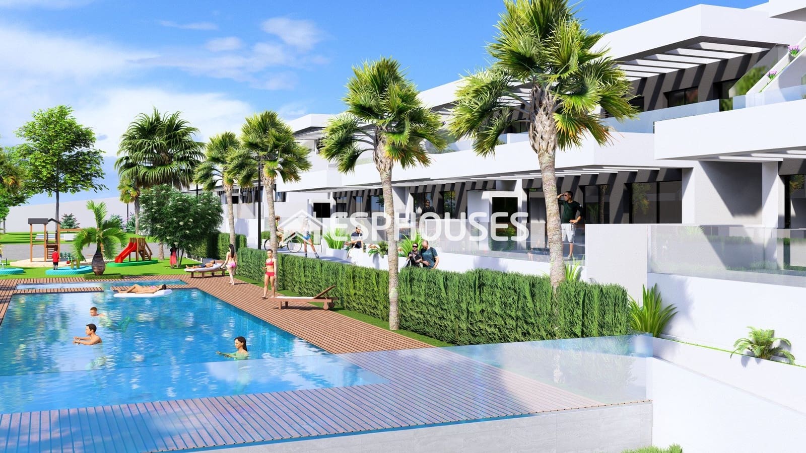 2 slaapkamer Penthouse te koop in Algorfa met zwembad - € 274.000 (Ref: 9445034)