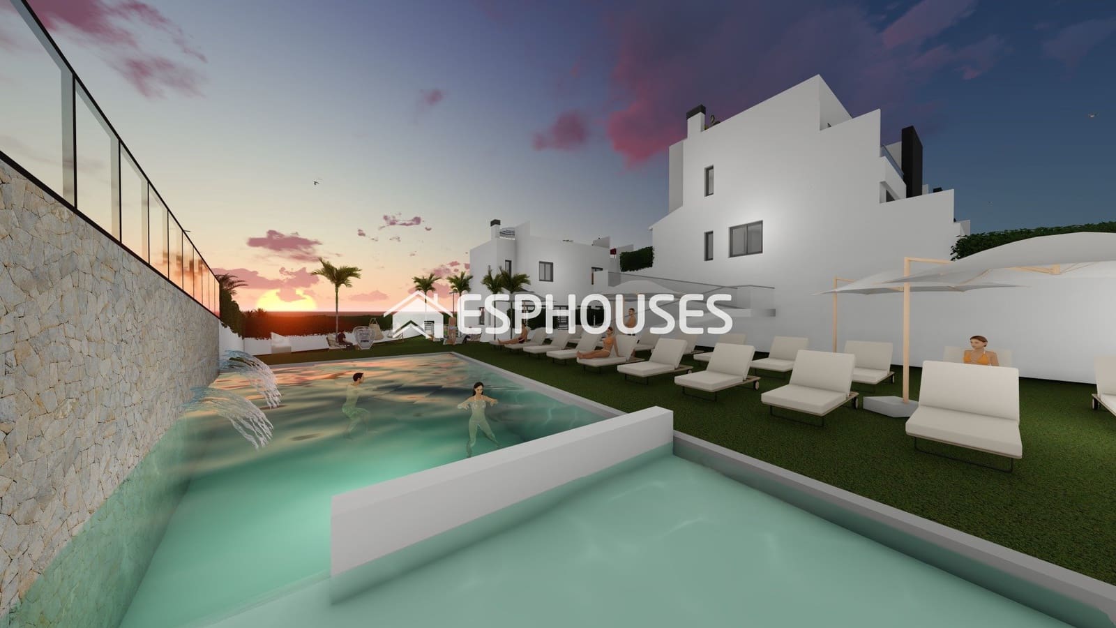 Bungalow de 2 habitaciones en Cox en venta con piscina garaje - 230.000 € (Ref: 9445037)