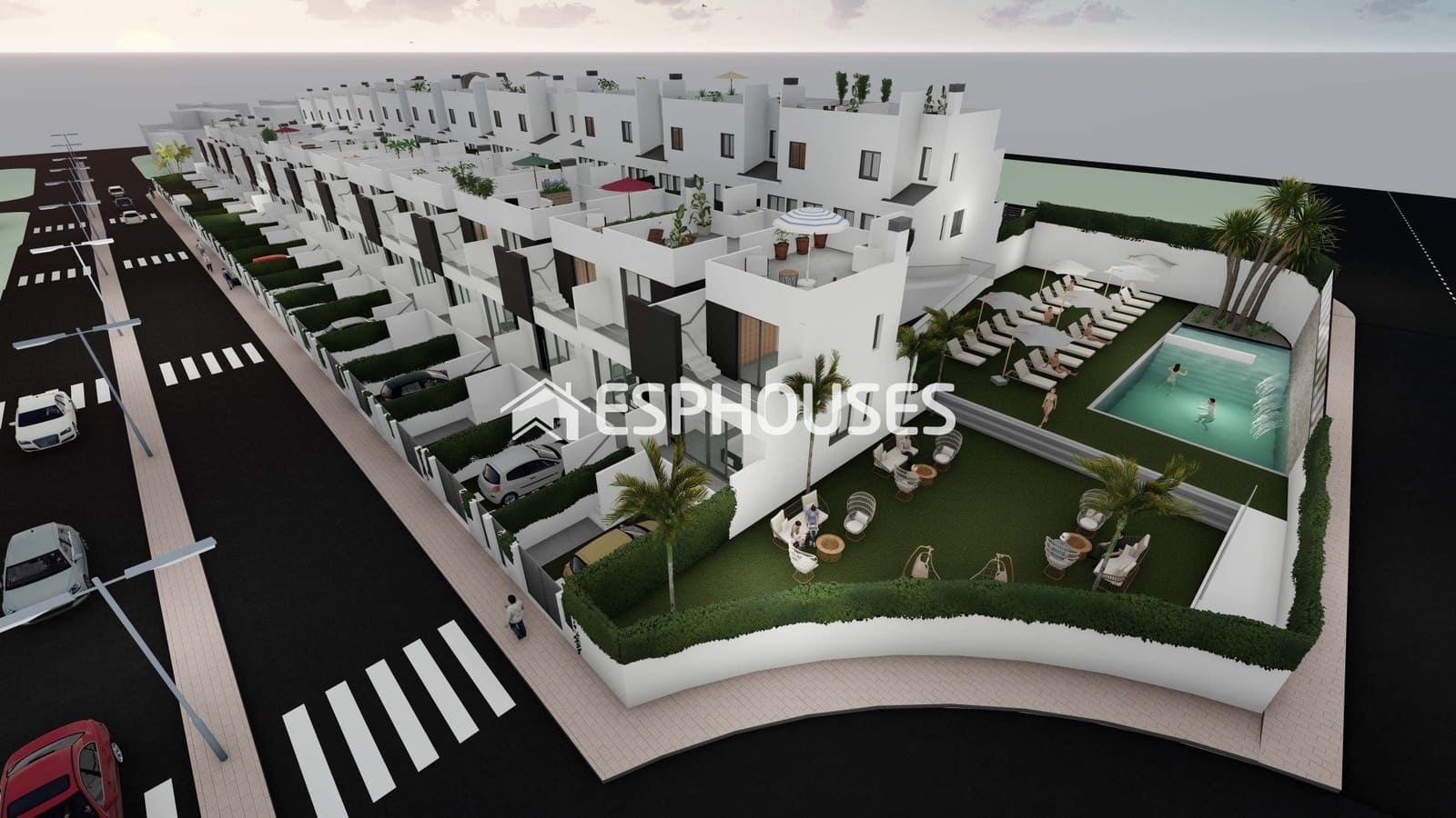 Bungalow de 2 habitaciones en Cox en venta con piscina garaje - 230.000 € (Ref: 9445037)