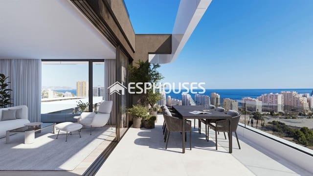 3 sovrum Lägenhet till salu i Levante - Playa Fossa, Calpe / Calp med pool garage - 1 590 000 € (Ref: 9445042)