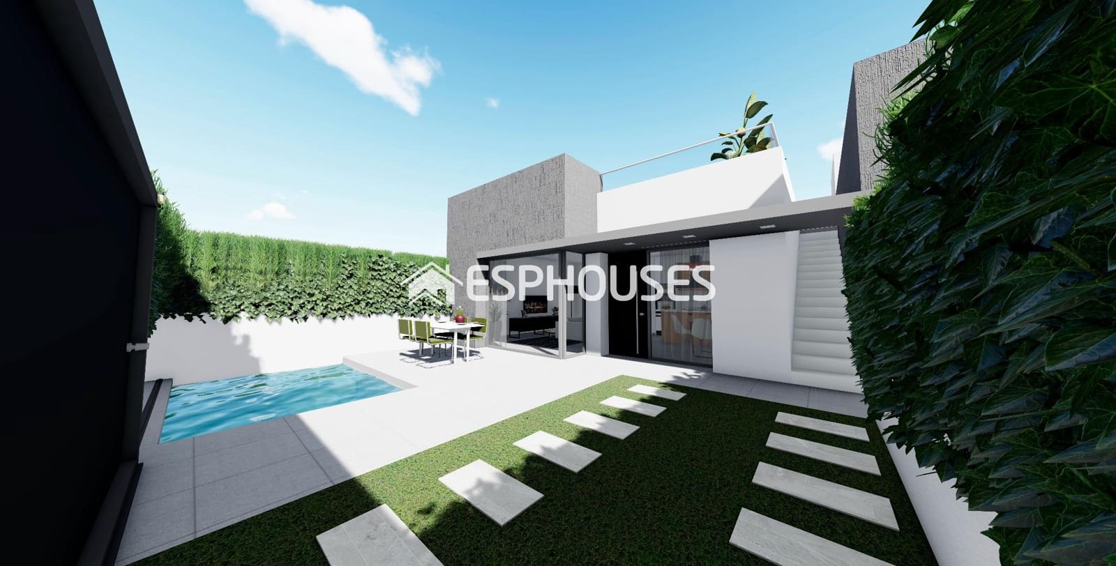 2 soverom Bungalow til salgs i San Juan de los Terreros med svømmebasseng garasje - € 279 000 (Ref: 9445046)