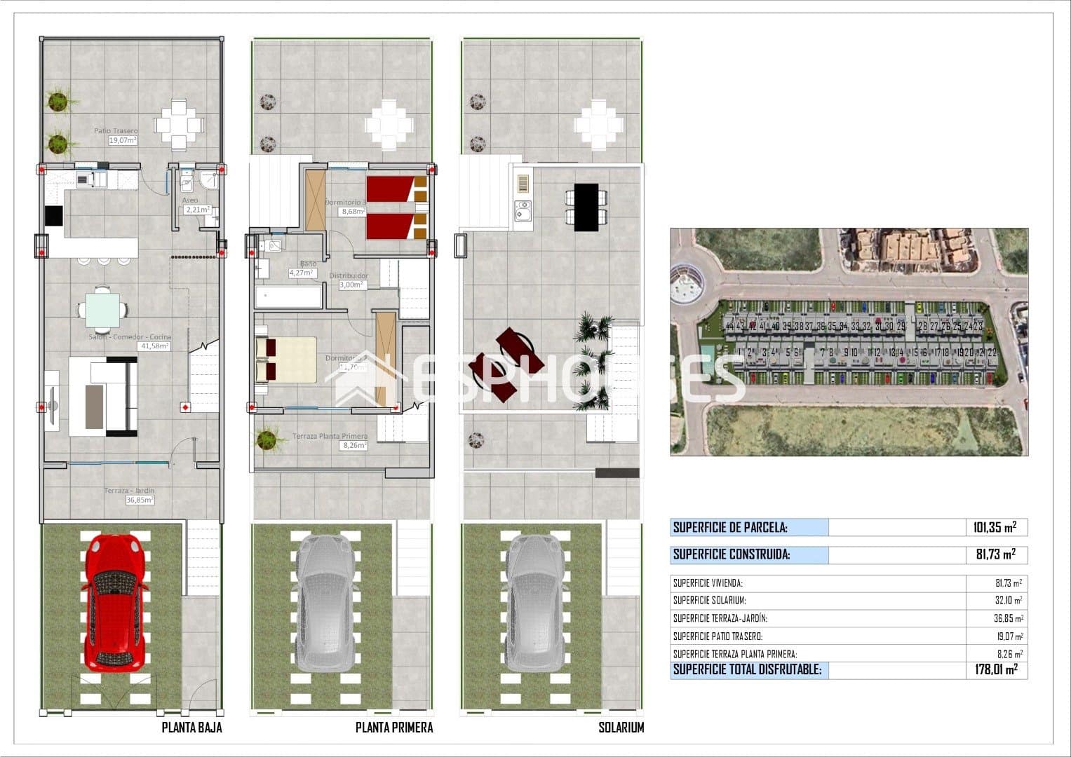 2 slaapkamer Halfvrijstaande villa te koop in Cox met zwembad - € 230.000 (Ref: 9445048)