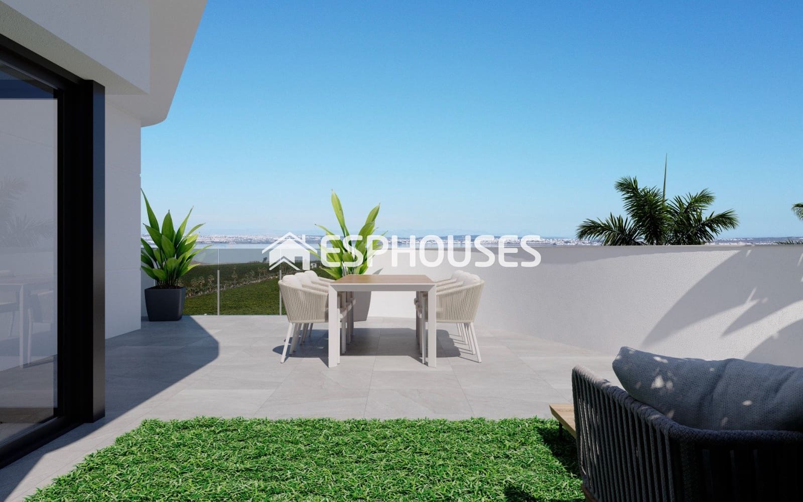 3 chambre Villa/Maison Semi-Mitoyenne à vendre à Torrevieja avec piscine - 414 000 € (Ref: 9445065)