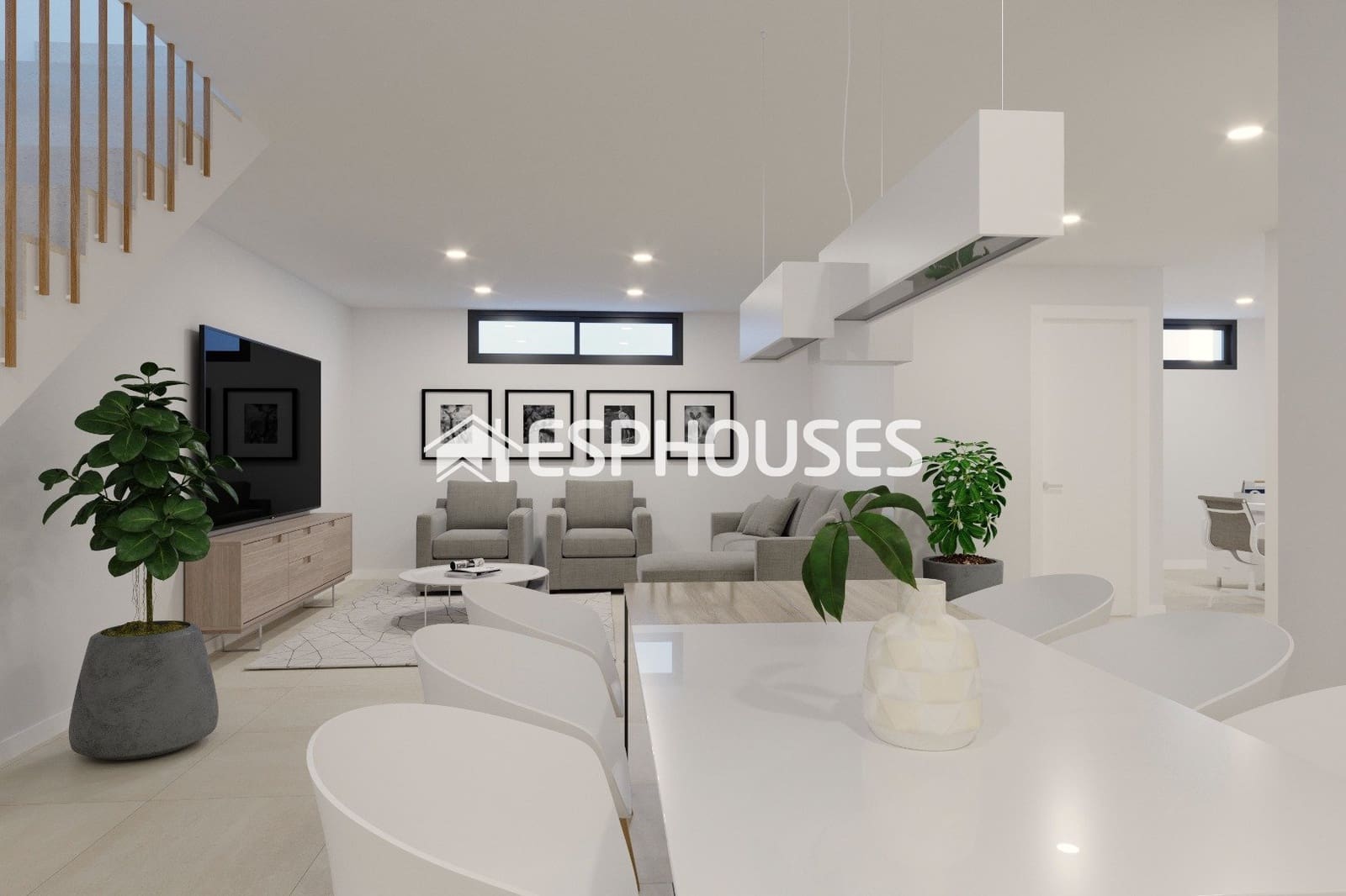 3 chambre Villa/Maison Semi-Mitoyenne à vendre à Torrevieja avec piscine - 414 000 € (Ref: 9445065)