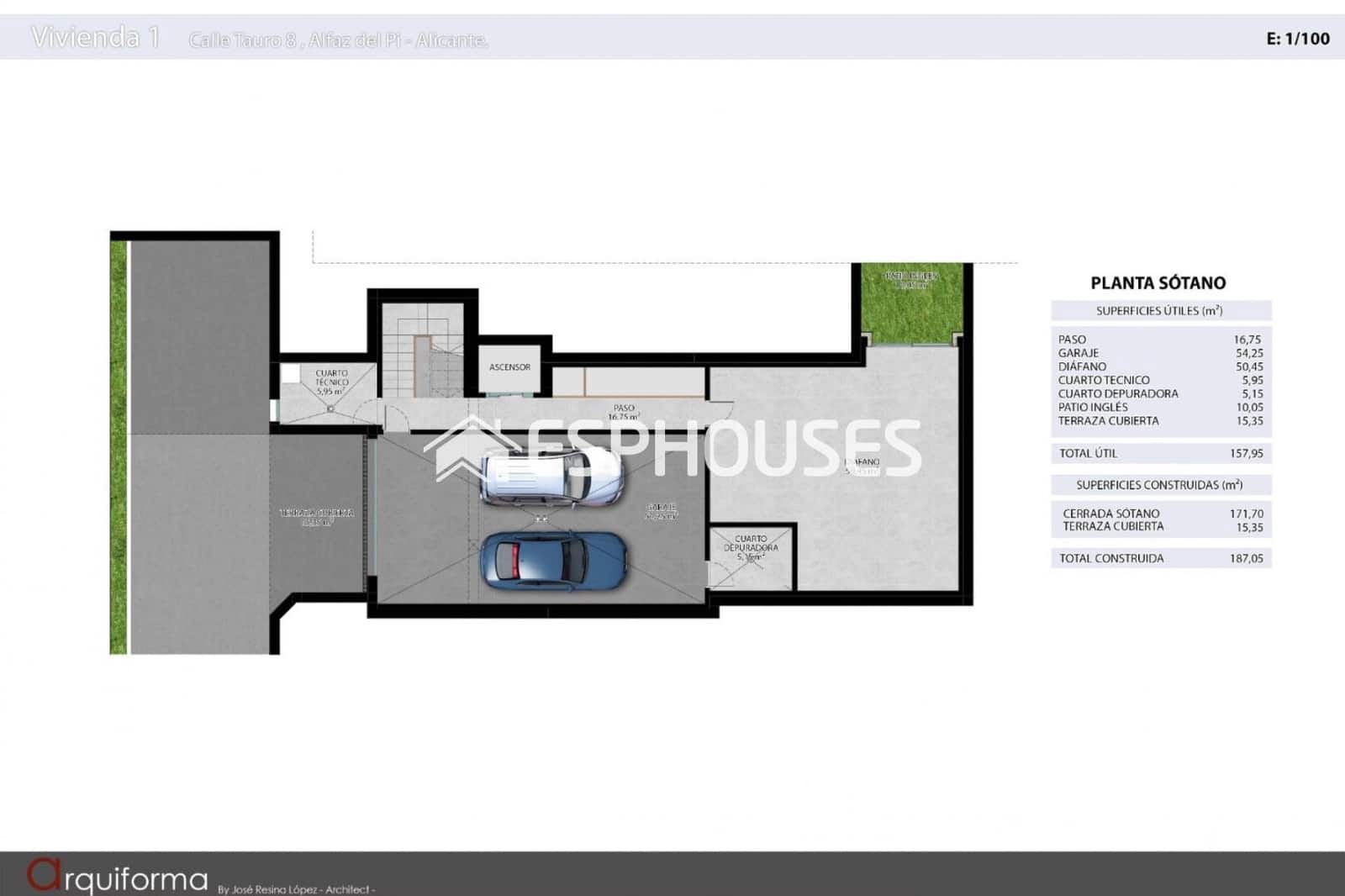 4 sovrum Villa till salu i Alfaz del Pi / L'Alfas del Pi med pool garage - 1 795 000 € (Ref: 9445066)