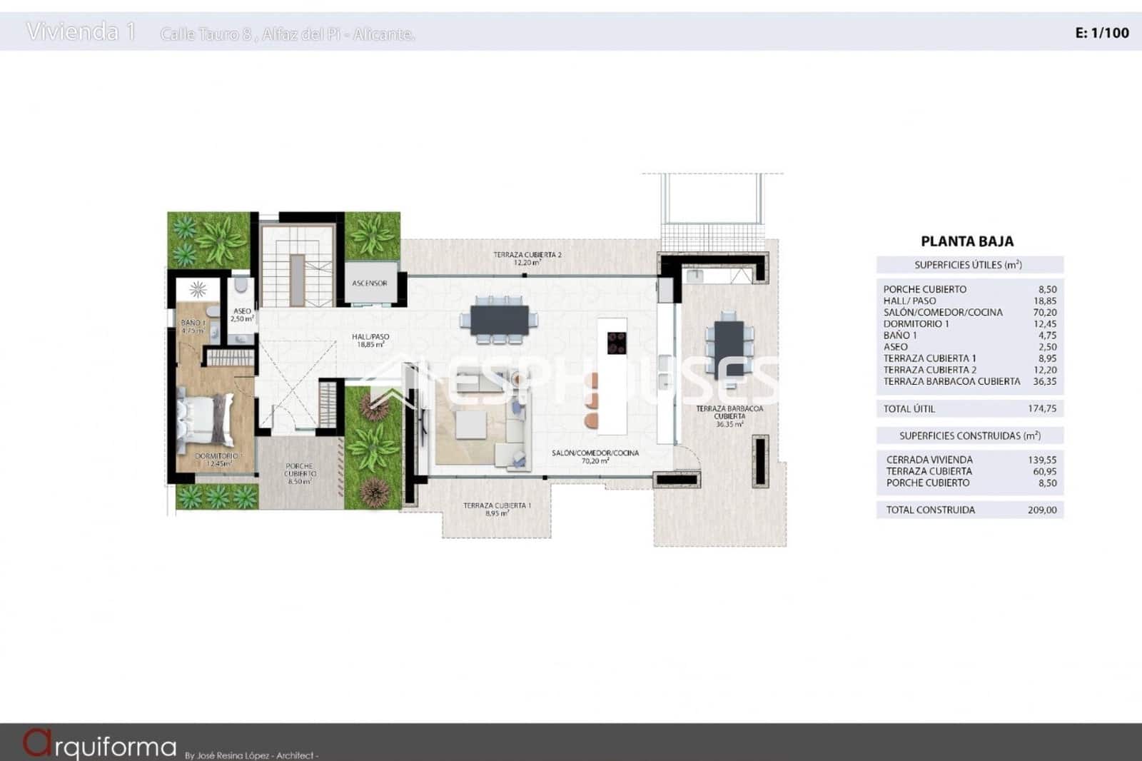 4 sovrum Villa till salu i Alfaz del Pi / L'Alfas del Pi med pool garage - 1 795 000 € (Ref: 9445066)