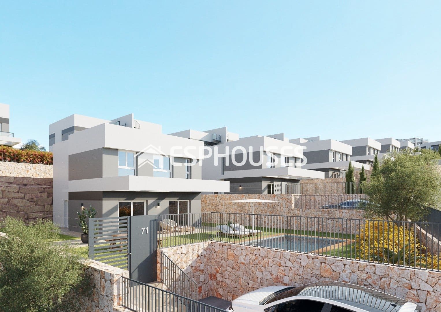 4 soverom Villa til salgs i Finestrat med svømmebasseng garasje - € 555 000 (Ref: 9445072)