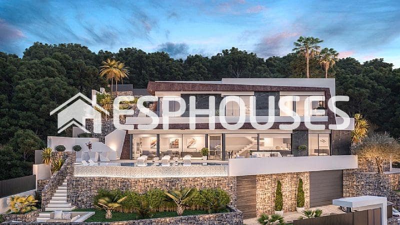 4 chambre Villa/Maison à vendre à Calpe / Calp avec piscine garage - 1 550 000 € (Ref: 9445077)