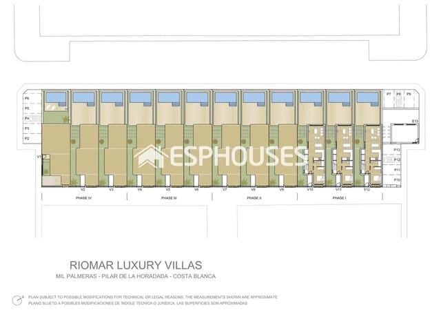 3 quarto Moradia para venda em Mil Palmeras, Pilar de la Horadada com piscina garagem - 539 900 € (Ref: 9445081)