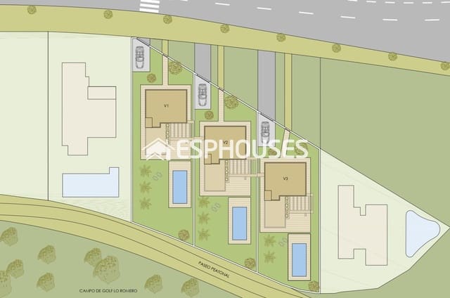 3 sovrum Villa till salu i Pinar de Campoverde, Pilar de la Horadada med pool garage - 698 000 € (Ref: 9445082)