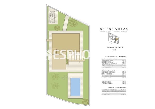 3 soverom Villa til salgs i Pinar de Campoverde, Pilar de la Horadada med svømmebasseng - € 698 000 (Ref: 9445082)