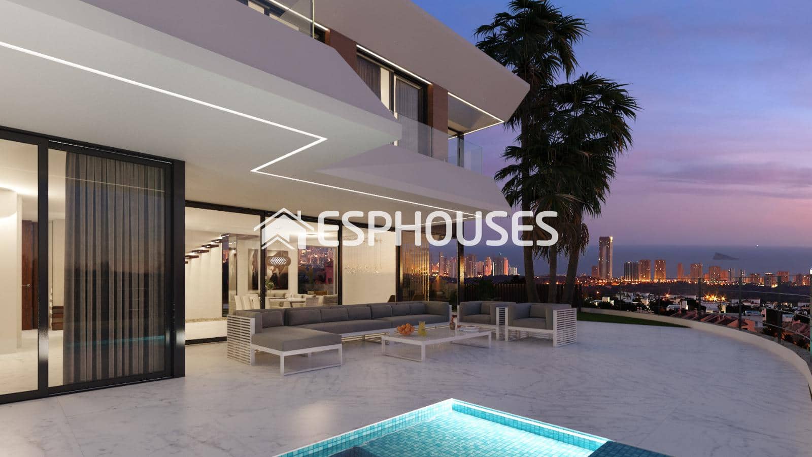 5 camera da letto Villa in vendita in Finestrat con piscina garage - 2.600.000 € (Rif: 9445083)