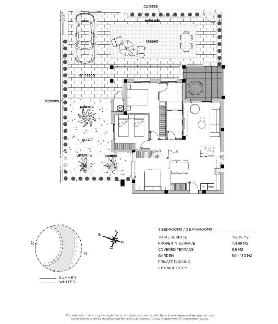 Apartamento de 3 habitaciones en Ciudad Quesada en venta con piscina garaje - 380.540 € (Ref: 9445086)