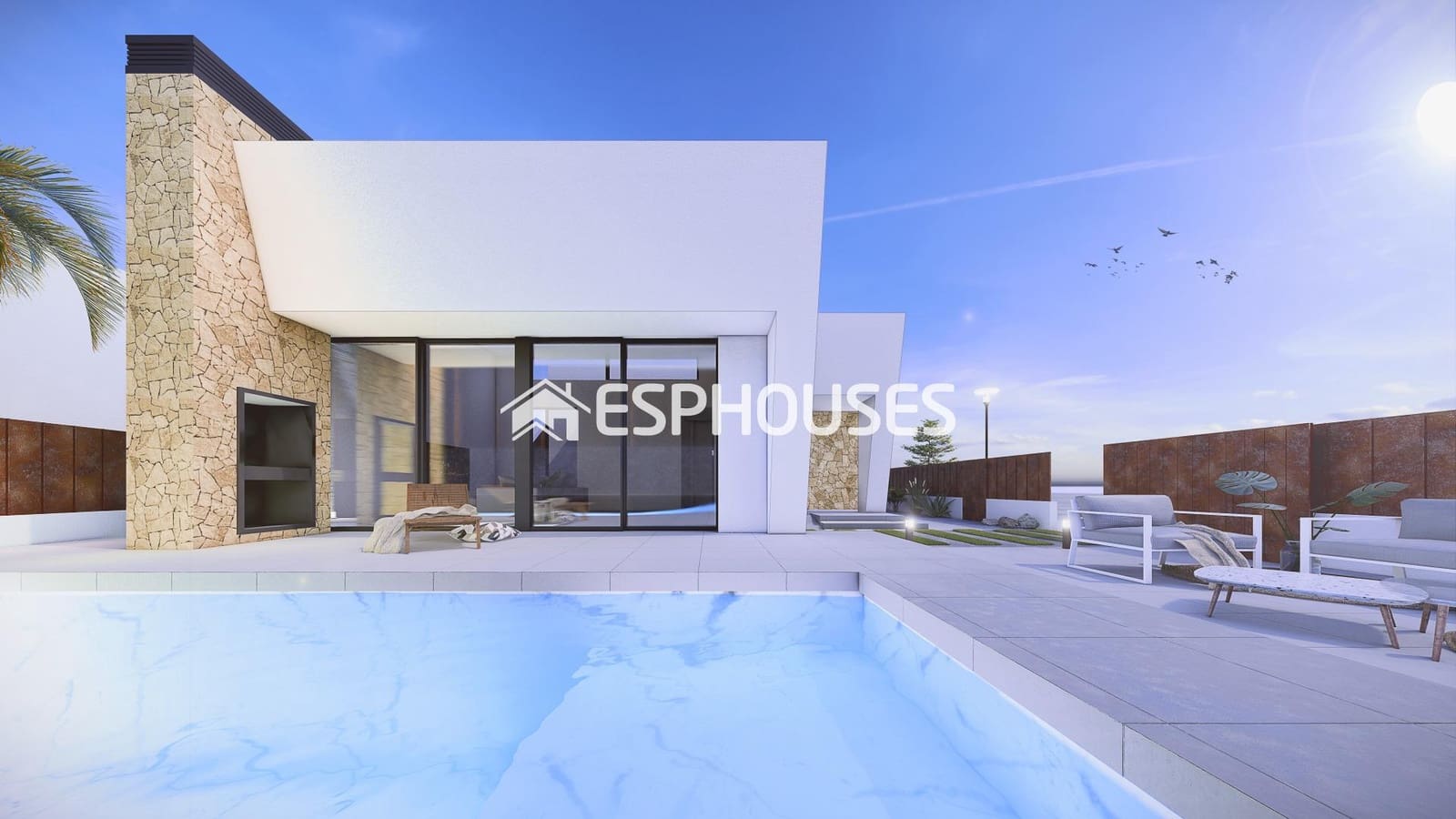 3 sovrum Villa till salu i San Pedro del Pinatar med pool garage - 419 950 € (Ref: 9445088)