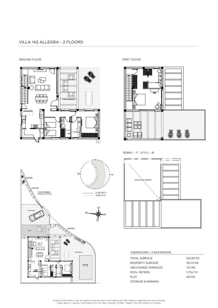 Chalet de 3 habitaciones en Rojales en venta con piscina garaje - 884.450 € (Ref: 9445089)