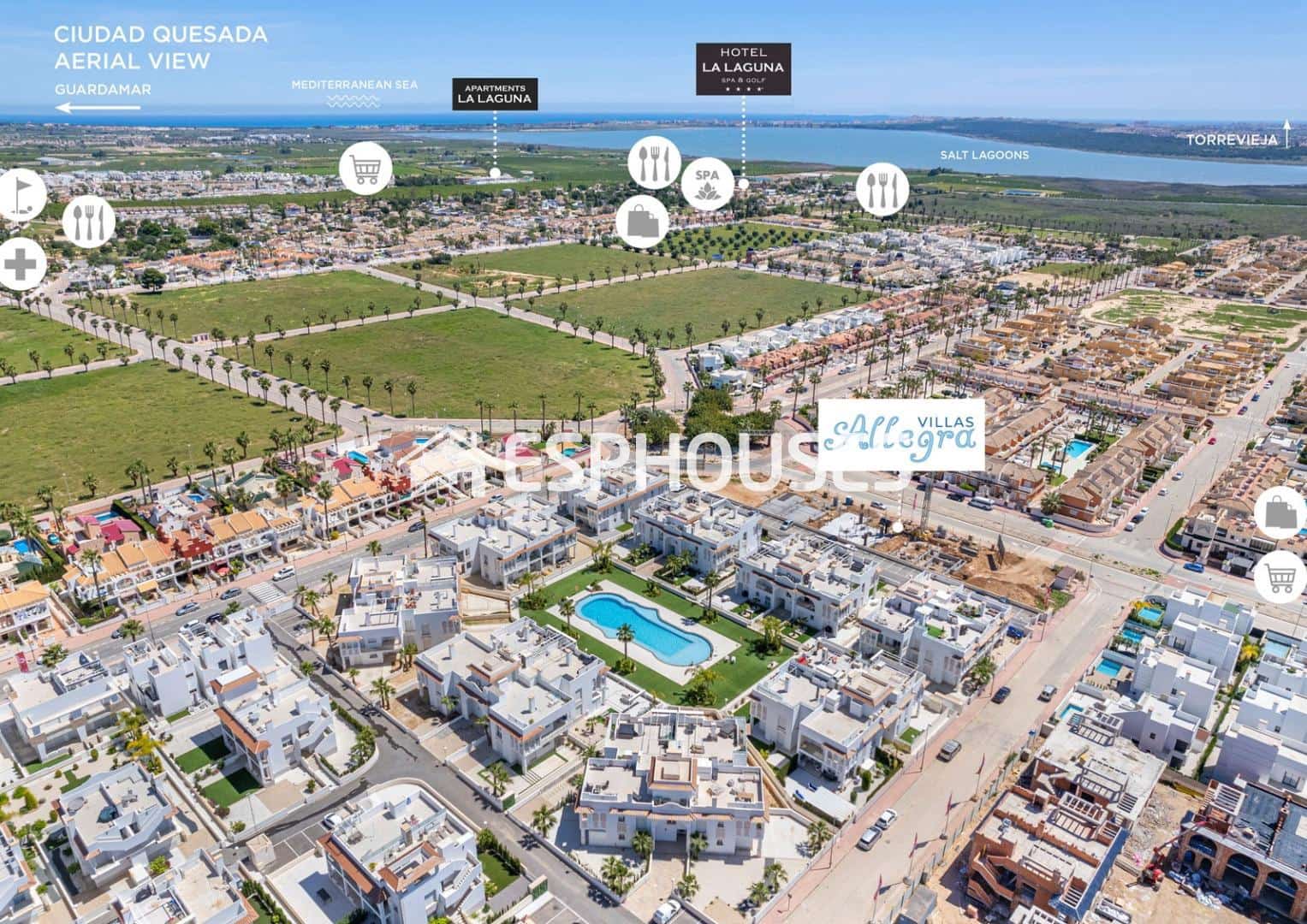 Chalet de 3 habitaciones en Rojales en venta con piscina garaje - 884.450 € (Ref: 9445089)