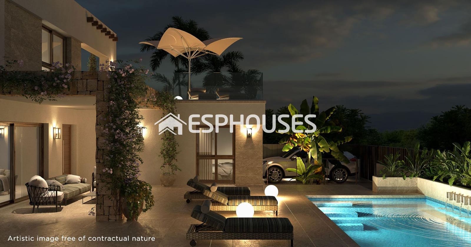 Chalet de 3 habitaciones en Rojales en venta con piscina garaje - 884.450 € (Ref: 9445089)