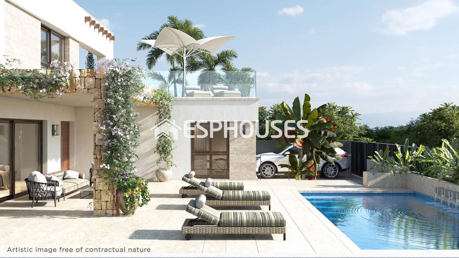 Chalet de 3 habitaciones en Rojales en venta con piscina garaje - 884.450 € (Ref: 9445089)