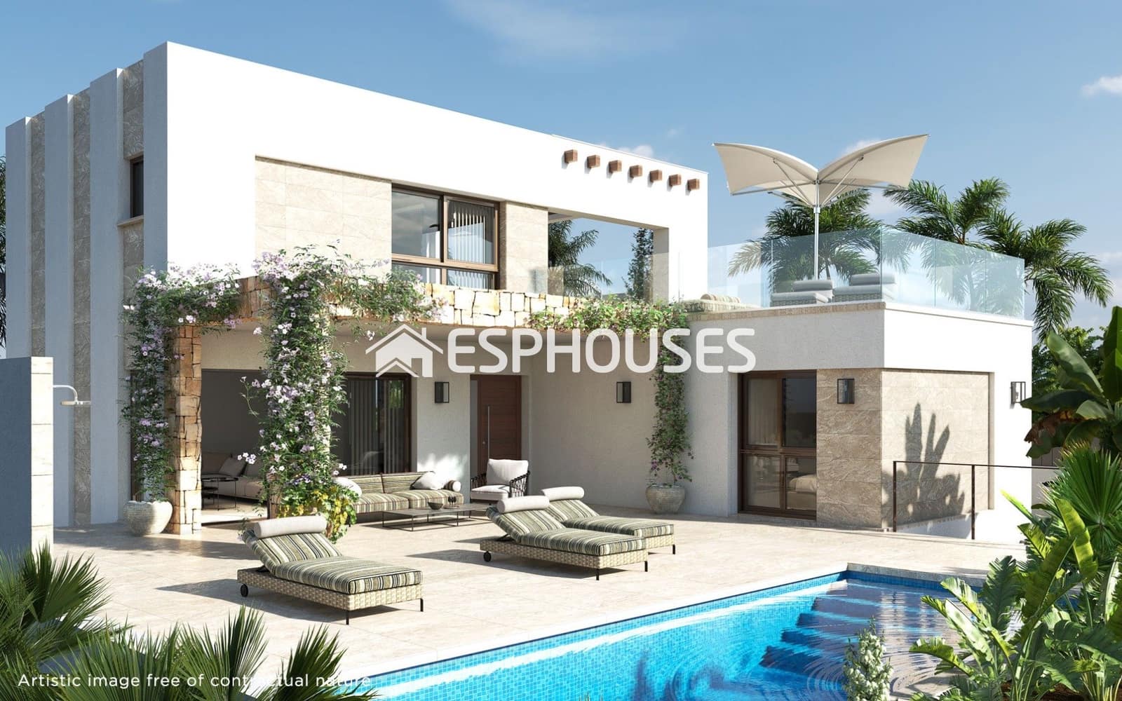 3 soveværelse Villa til salg i Ciudad Quesada med swimmingpool - € 884.450 (Ref: 9445089)