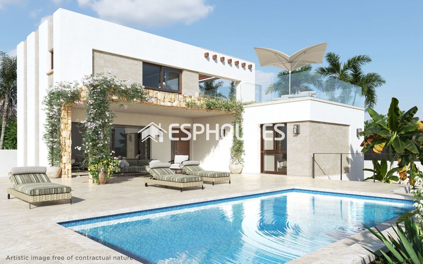 3 soveværelse Villa til salg i Ciudad Quesada med swimmingpool - € 884.450 (Ref: 9445089)