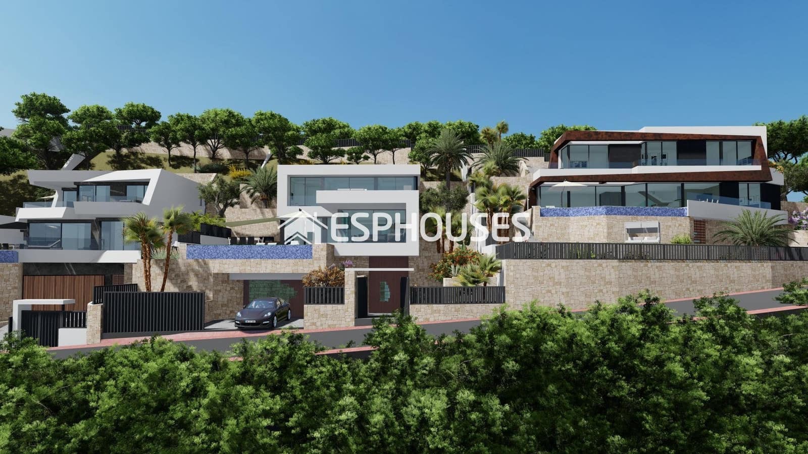 4 soverom Villa til salgs i Calpe / Calp med svømmebasseng garasje - € 1 690 000 (Ref: 9445091)