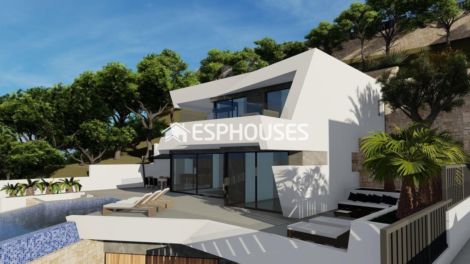 4 soverom Villa til salgs i Calpe / Calp med svømmebasseng garasje - € 1 690 000 (Ref: 9445091)