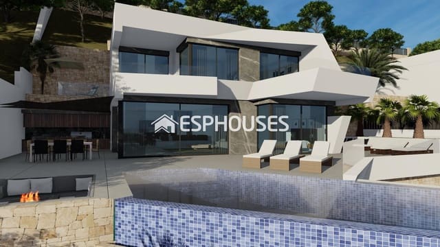 Chalet de 4 habitaciones en Maryvilla, Calpe / Calp en venta con piscina garaje - 1.690.000 € (Ref: 9445091)