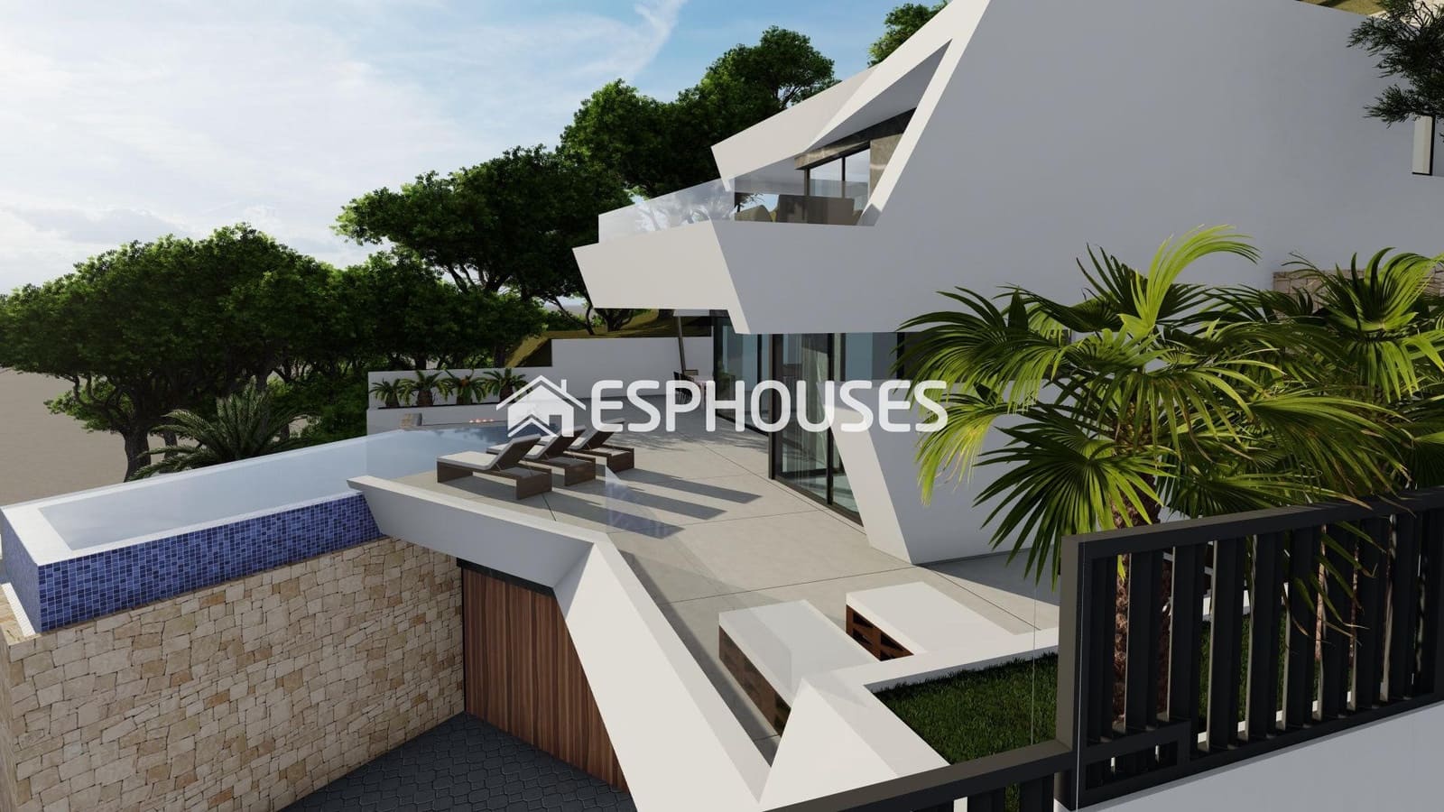 4 soverom Villa til salgs i Calpe / Calp med svømmebasseng garasje - € 1 690 000 (Ref: 9445091)
