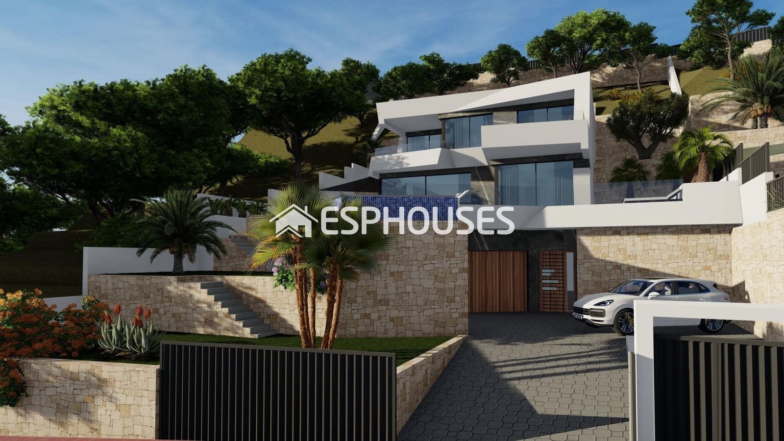 4 soverom Villa til salgs i Calpe / Calp med svømmebasseng garasje - € 1 690 000 (Ref: 9445091)