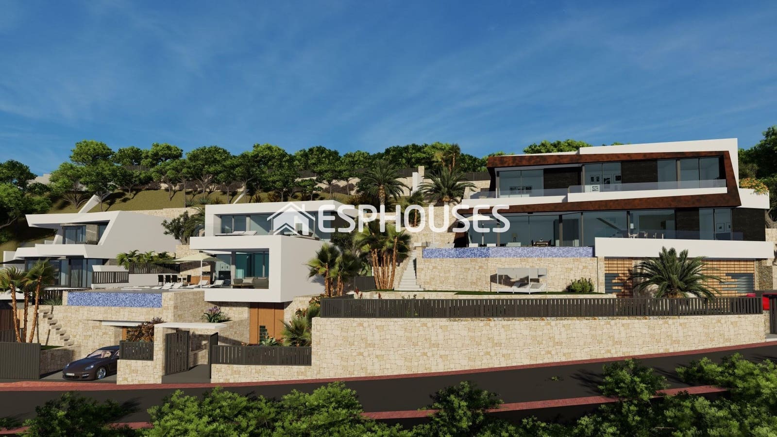 4 soverom Villa til salgs i Calpe / Calp med svømmebasseng garasje - € 1 690 000 (Ref: 9445091)