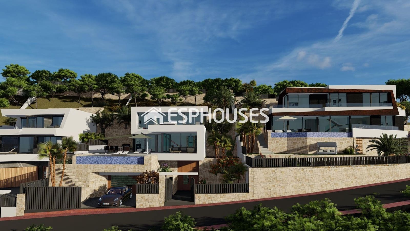 4 soverom Villa til salgs i Calpe / Calp med svømmebasseng garasje - € 1 690 000 (Ref: 9445091)
