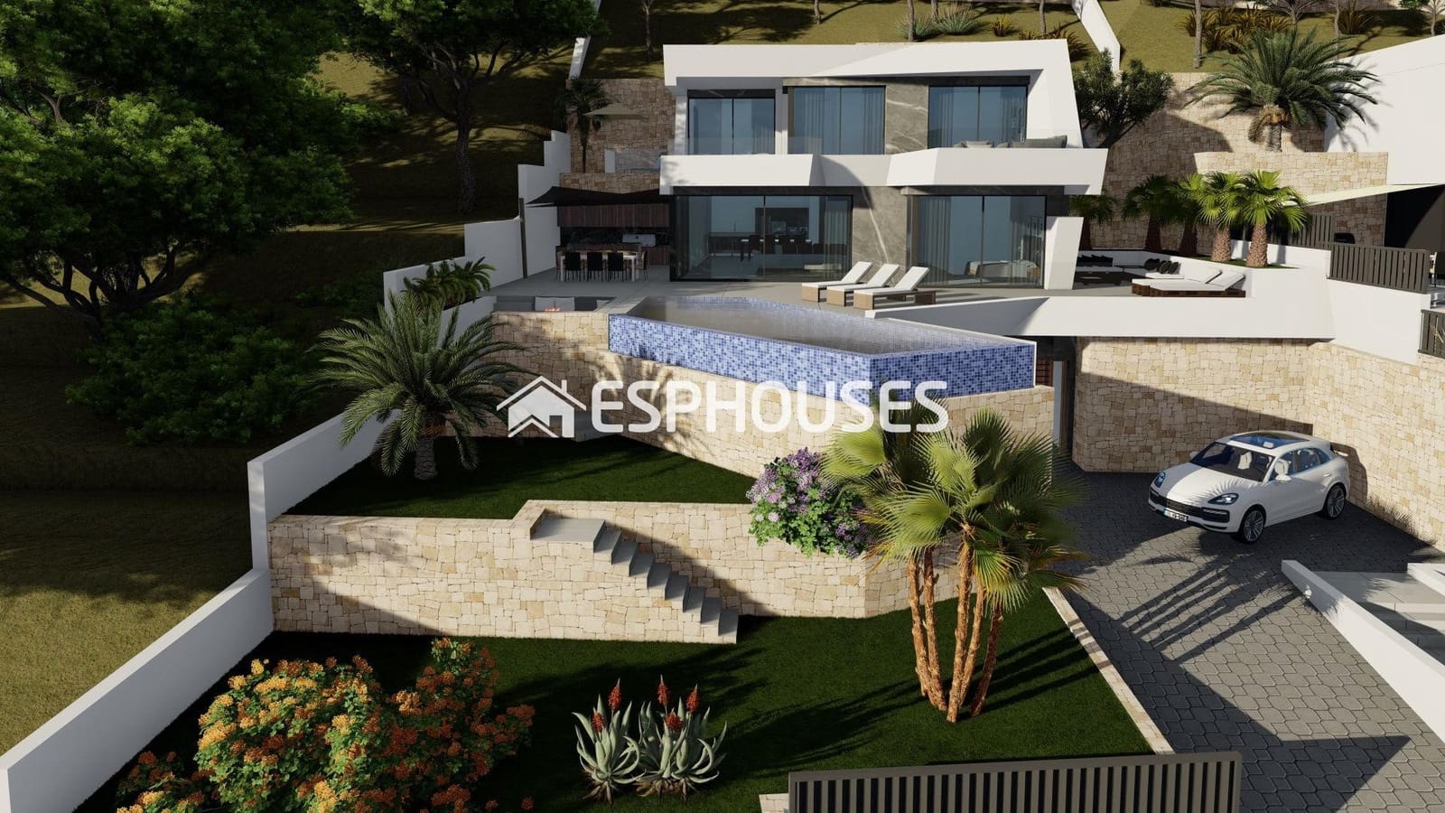 4 soverom Villa til salgs i Calpe / Calp med svømmebasseng garasje - € 1 690 000 (Ref: 9445091)