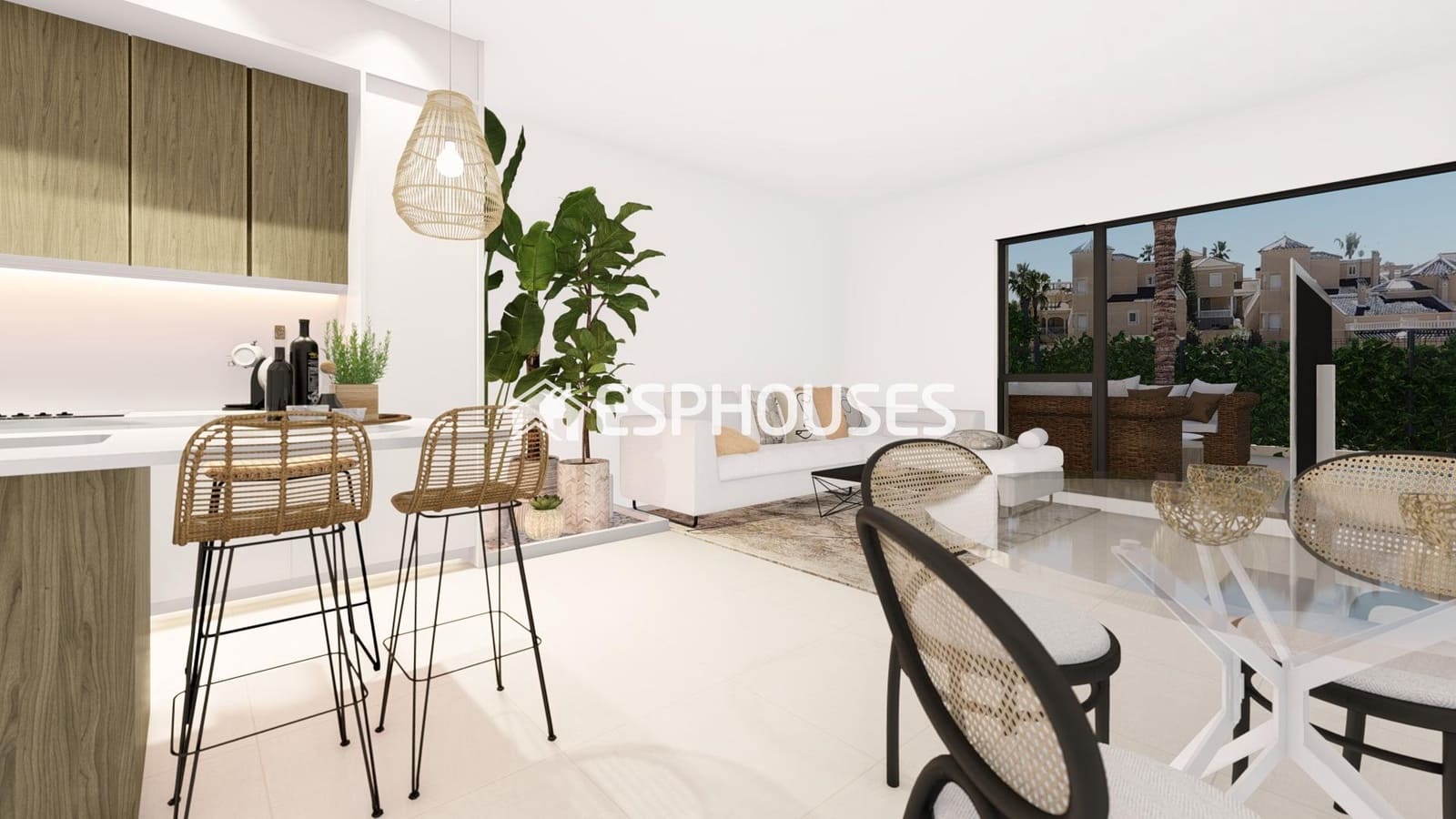 3 Zimmer Bungalow zu verkaufen in Orihuela Costa mit Pool Garage - 509.000 € (Ref: 9445092)