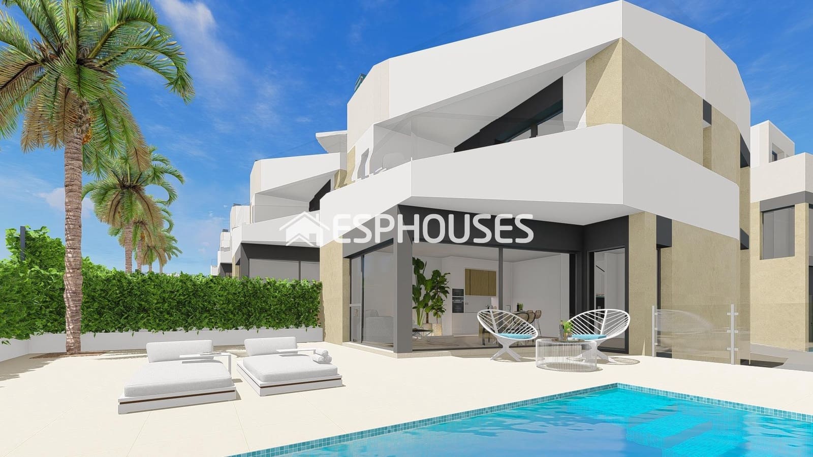 3 Zimmer Bungalow zu verkaufen in Orihuela Costa mit Pool Garage - 509.000 € (Ref: 9445092)