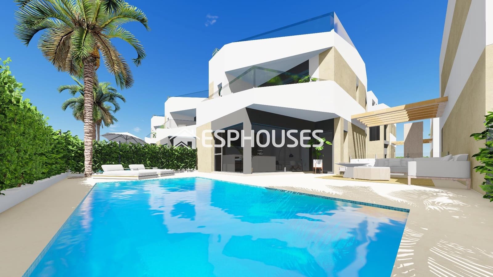 3 Zimmer Bungalow zu verkaufen in Orihuela Costa mit Pool Garage - 509.000 € (Ref: 9445092)