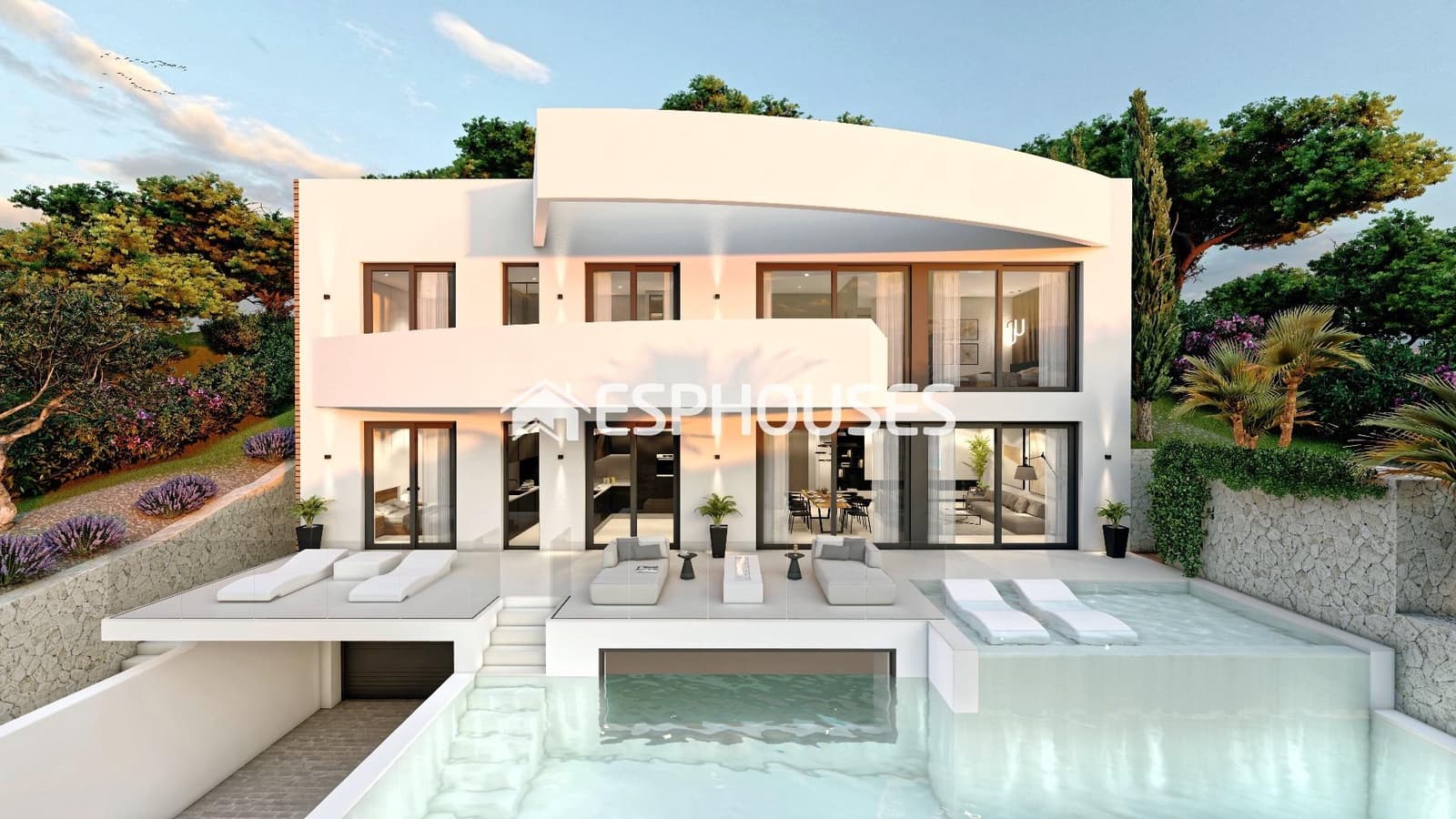 4 sovrum Villa till salu i Altea med pool garage - 1 900 000 € (Ref: 9445094)
