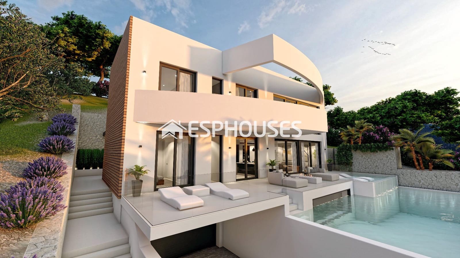 4 sovrum Villa till salu i Altea med pool garage - 1 900 000 € (Ref: 9445094)