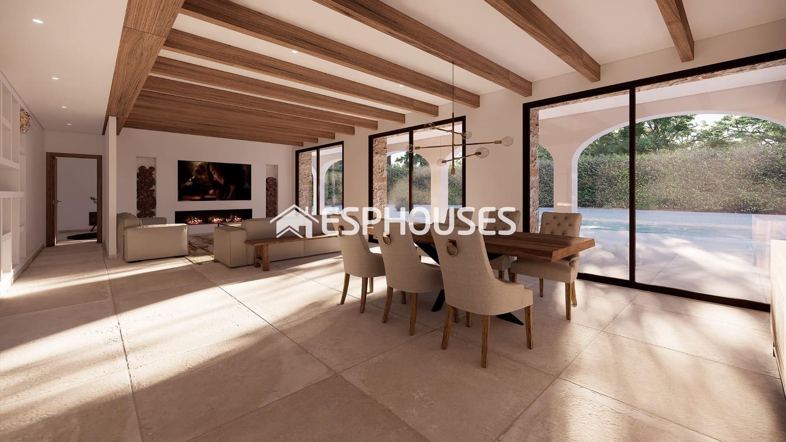 4 sovrum Villa till salu i Benissa med pool garage - 1 800 000 € (Ref: 9445098)