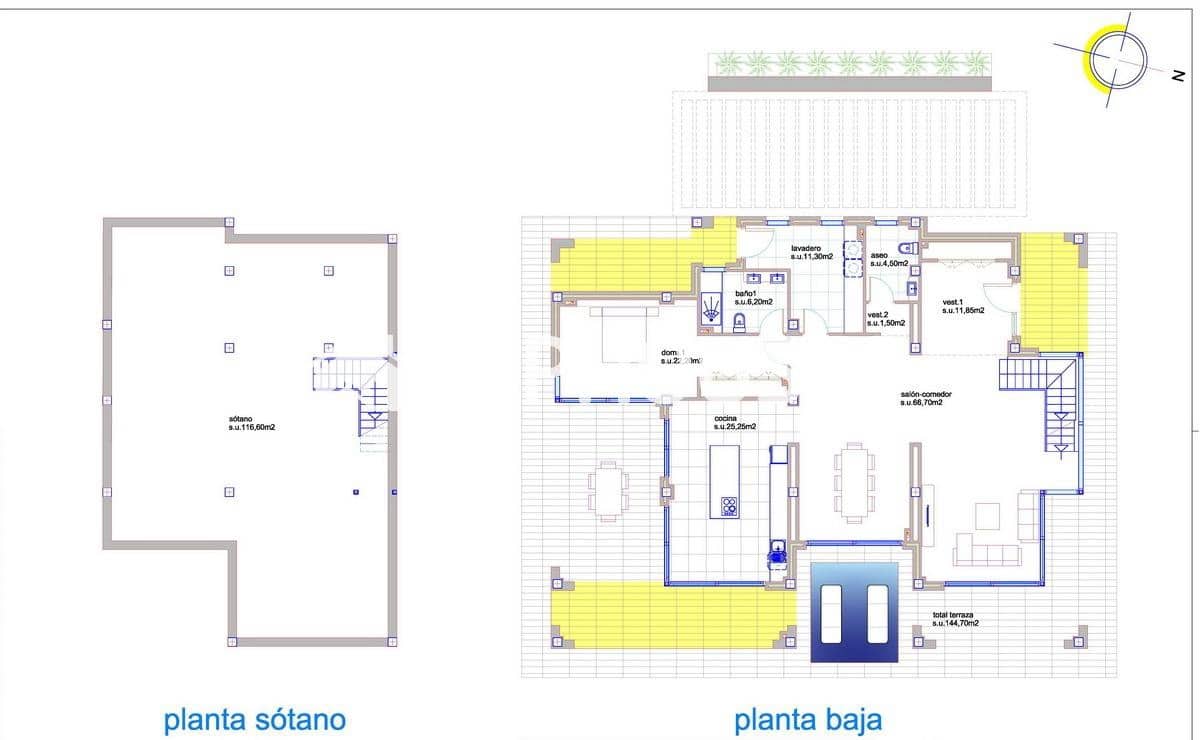 4 makuuhuone Huvila myytävänä paikassa Benissa mukana uima-altaan 
autotalli - 2 260 000 € (Ref: 9445106)