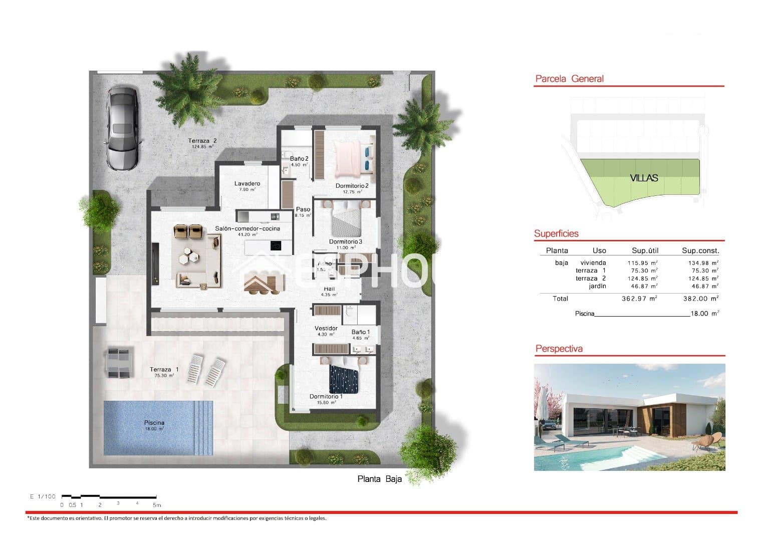 3 Zimmer Villa zu verkaufen in Banos y Mendigo mit Pool Garage - 469.900 € (Ref: 9445109)