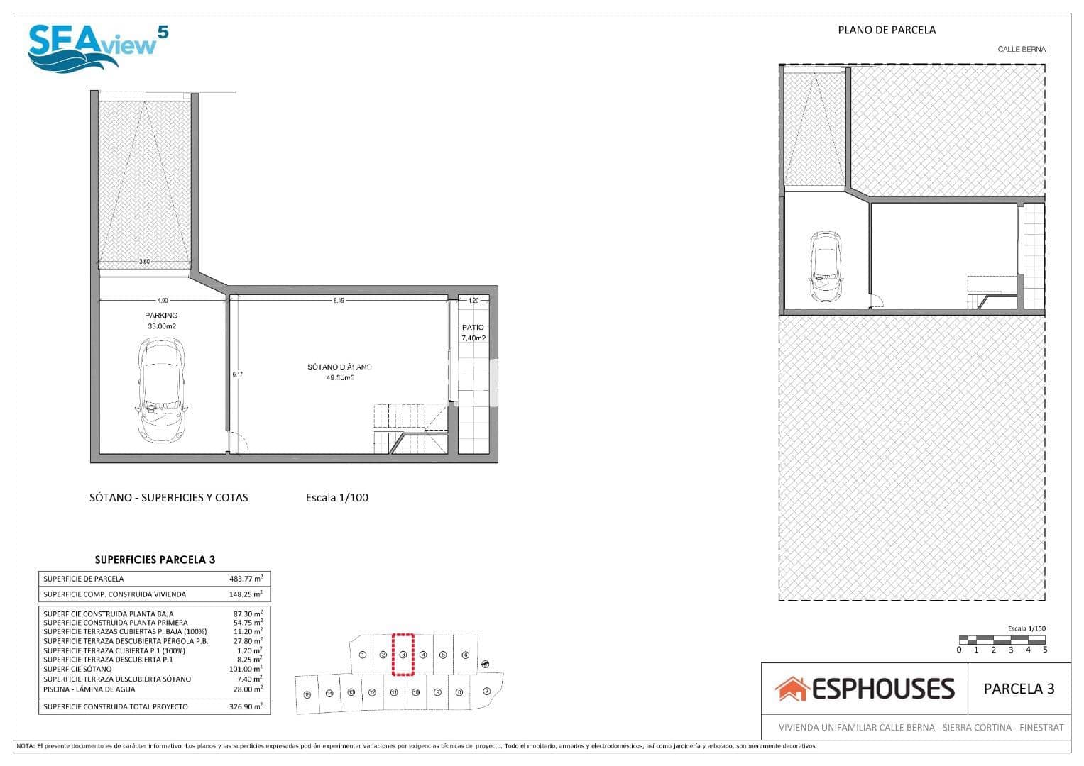 3 soveværelse Villa til salg i Finestrat med swimmingpool garage - € 1.195.000 (Ref: 9445111)