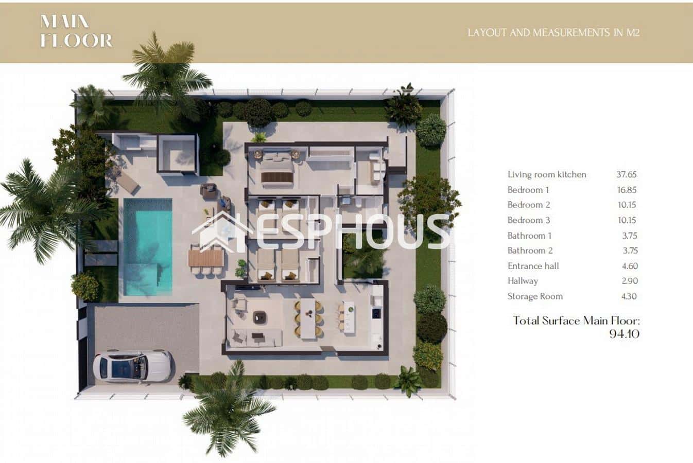 3 quarto Moradia para venda em Polop com piscina garagem - 520 000 € (Ref: 9445112)